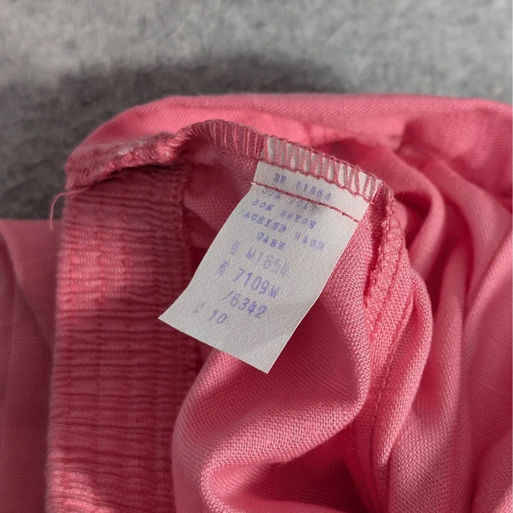 Vintage Girls Pleated Skirt Cardigan Jacket Set Size 10 Bright Pink New